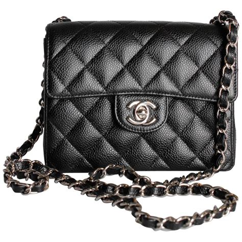 2.55 leather mini bag Chanel Black in Leather 